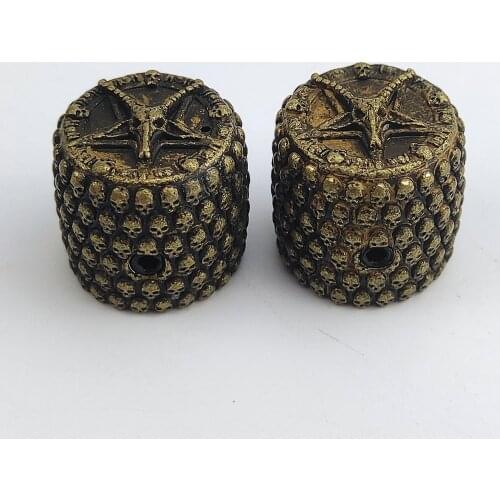 Guitar Control Knob Diameter 6mm Antelope horn Personality Tuning Potentiometer Knob Hole Electric Guitar Precision Bass Brass