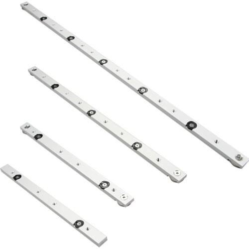 Aluminium Alloy T-slot Slide Track Miter Gauge Rod Track Jig Fixture Woodworking Miter Bar Slider Table SawT-track Slot Miter