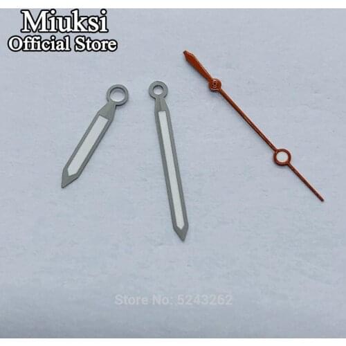 Miuksi watch hands green luminous hands fit Mingzhu DG 2813 3804 , Miyota 8205 8215 821A movement