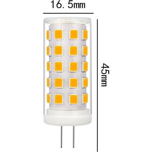 10pcs G4 Ceramic Section 48 Lamp 4W 2835 SMD Acdc12v High Brightness Lighting Led GenOptics Aura Essence IP65