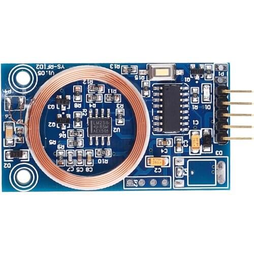 125KHz TK4100 RFID Reader Module UART Output ID Card Decoder