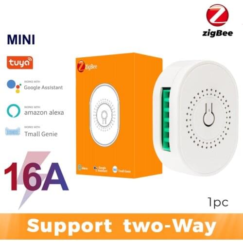 5/1PC 16A Tuya Zigbee 3.0 Smart Wifi DIY Switch Support 2 Way Control Work With Alexa Google Home Smart Life App Via Hub Gateway