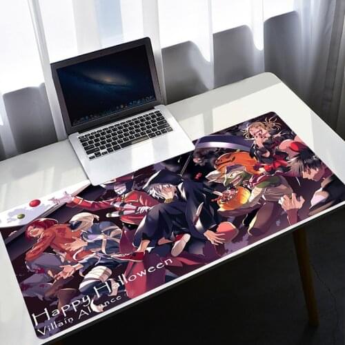Large 90x40cm Office Mouse Pad Mat My Hero Academia Game Gamer Gaming Mousepad Keyboard Compute Anime Desk Cushion for Notebook
