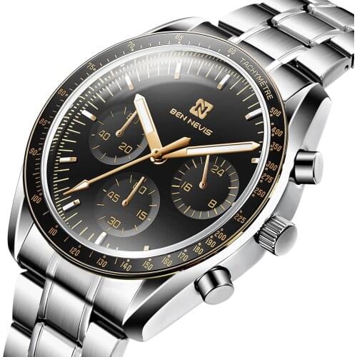 2021 New Top Brand Luxury Mens Watches Full Steel Watch Male Military Sport Waterproof Watch Men Quartz Clock Relogio Masculino