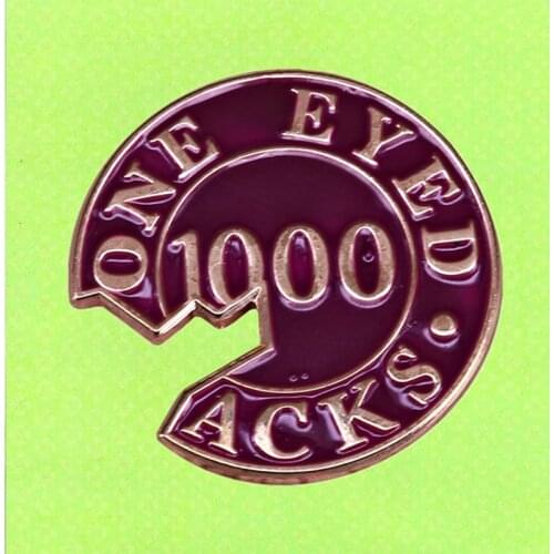 Twin Peaks Fire Walk With Me David Lynch One Eyed Jacks Enamel Pin Special Agent Dale Cooper Laura Palmer murder Badge brooch