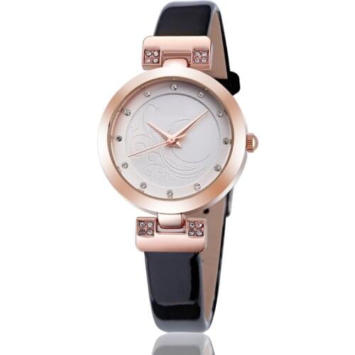 Fashon women brand watches leather strap casual wristwatches NO.2