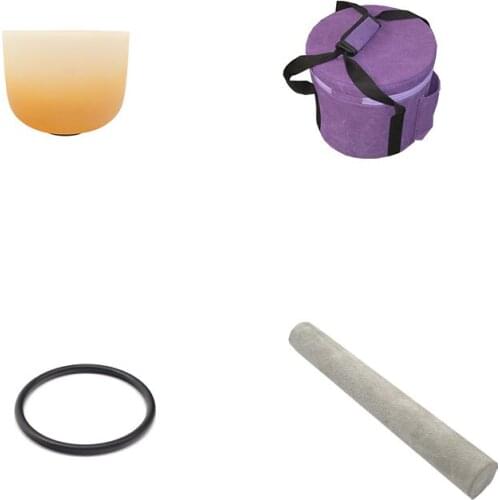 HF 6 inches or 7 inches or 8 inches Painted Singing gradient Frosted Bowl Any Note CDEFGABC# Customizable For Yoga With Bag