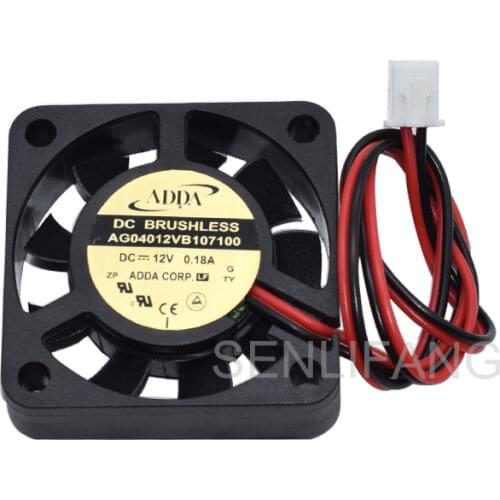 Well Tested Cooler AG04012VB107100 DC12V 0.18A Two Lines Square Cooling Fan