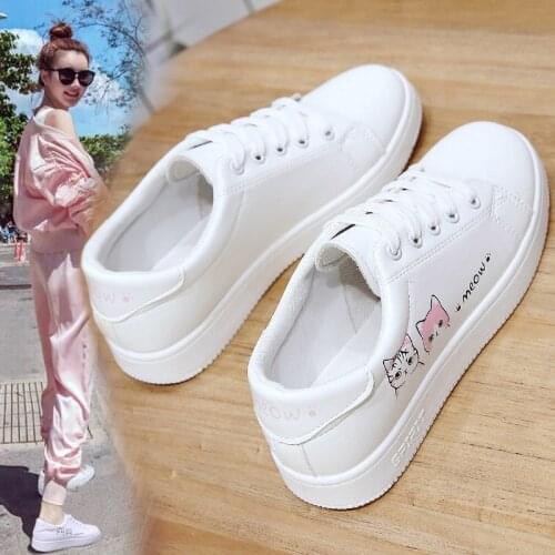 Woman Canvas Shoes Flat Platform Loafers Vulcanize Shoes Fashion Women Sneakers Autumn Spring New Lace-up Non-slip Shoes