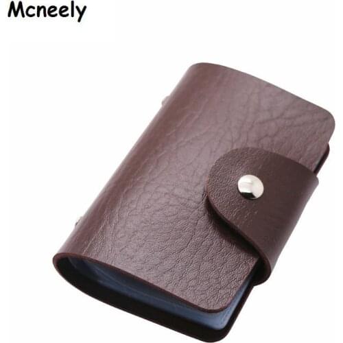 24 Cards High Capacity Card Organizer Wallet High Quality Bank Credit Card Case Unisex Business Card Holder Wallet ID Holders
