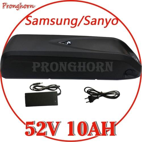 52V Hailong Battery 52V 9Ah 10Ah E-bike Lithium Batteries use Samsung/Sanyo cell for 48V/52V Bafang BBS01 BBS02 Tongsheng TSDZ2
