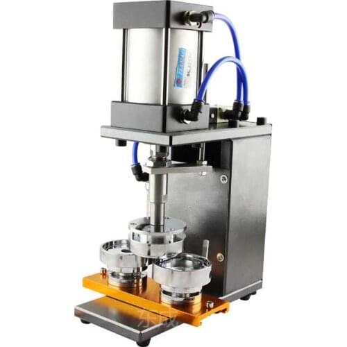 Pneumatic press card machine badge machine press machine All-steel body with a set of molds 25mm-75mm