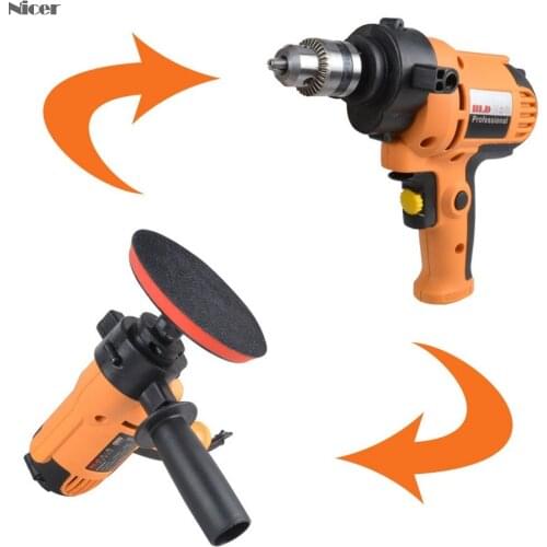 2 In 1 Car Polishing Machine Electric Drill With Self-adhesive Pad Electric Polisher Grinder Car Machine Polisher Power Tools