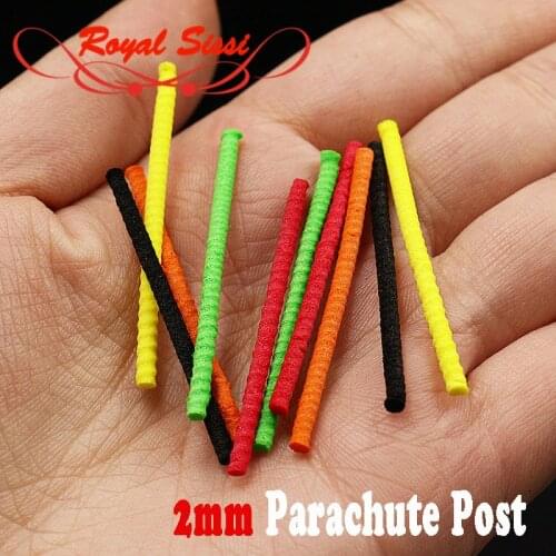 Hot 6 optional colors 2mm ultra slim foam cylinders fly fishing floating EVA foam post fly tying material for parachute flies