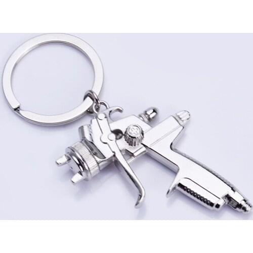 Metal Creative Water Gun Keychain Creative New Style Water Gun Key Chain Small Pendant