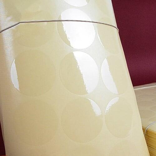 2000Pcs/Lot Diameter 3cm Transparent Waterproof Adhesive Sticker Circle PVC Clear Sealing Multi-function Label Sticker For Event