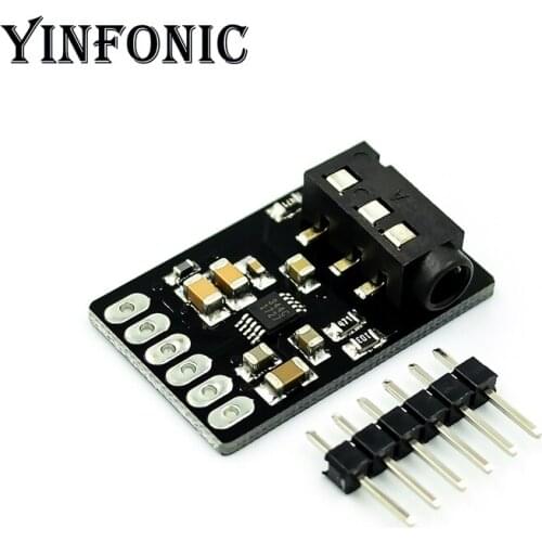 CS4344 D/A Conversion Module Digital to Analog Stereo Audio Converter Board 2-200kHz linear analog Low-pass Filter for Arduino