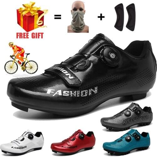 2021 Men Professional Mountain Speed Cycling Shoes Self-Locking Bicycle Shoes With Cleats Women Male Professional Road SPD Shoes