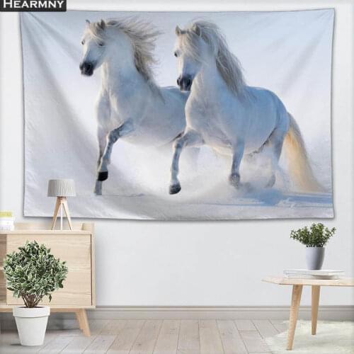 Nice Horses Wall Hanging Tapestry Sheets Home Decorative Tapestries Beach Towel Mat Blanket Table Cloth Wall Tapestry