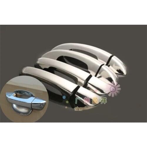 New Chrome Car Door Handle Cover Trim for Volkswagen Sharan 2012 2013 2014 8pcs
