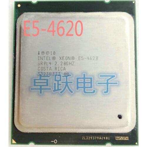 E5-4620 Original Intel Xeon E5 4620 2.2GHZ 8-Core 16MB SmartCache FCLGA2011 95W free shipping