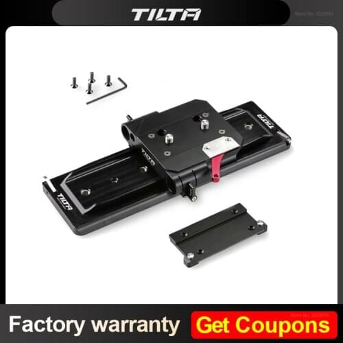 Tilta TT-C06-D 19mm Studio Quick Release Baseplate with TT-C07 12" ARRI-Standard Dovetail Plate For Tilta RED DSMC2 Cage