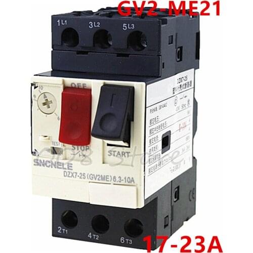 Motor Protector GV2 Series GV2ME21 GV2-ME21 17-23A