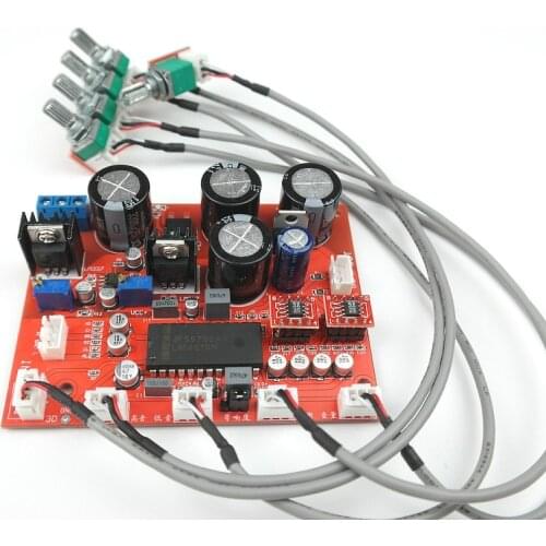 SOTAMIA LM4610N Preamp Amplifier Tone Board OP275 OP AMP Volume Tone Adjustment LF353 LM317 LM337 Servo Power Supply