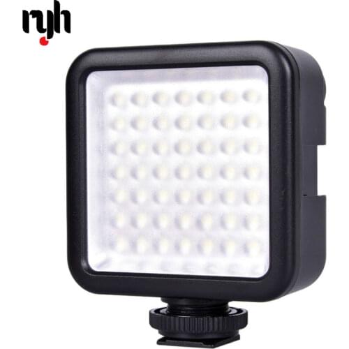 Photo Flash W49 Mini Pro Led-49 Video Light 49 Led Flash Light For Dslr Camera Camcorder Dvr Dv Camera Light Black for gopro
