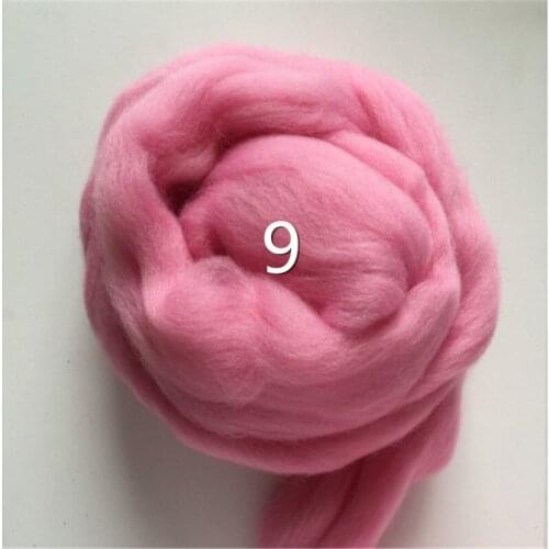 1000g per piece Super Chunky Yarn Soft Merino 100%Wool Roving Spinning for Arm Knitting Blanket High quality merino wool yarn