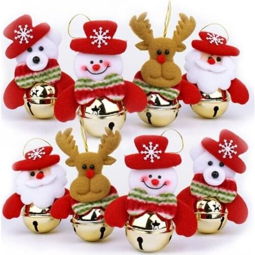 12pcs Christmas Tree Hanging Ornaments Snowman Xmas Tree Hanging Cloth Doll Pendant Christmas Tree Ornament Holiday Decorations