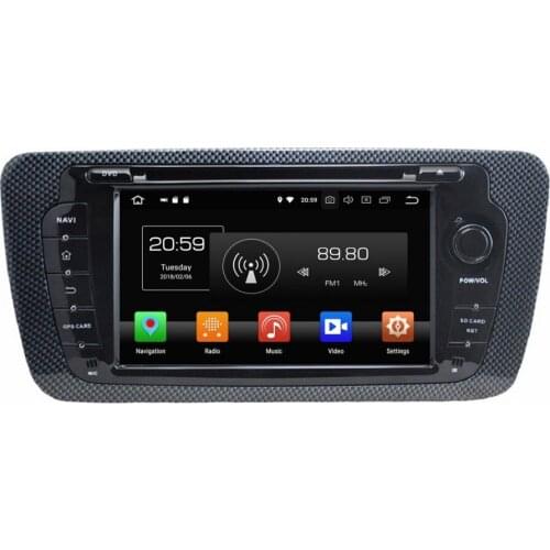 7" Android 8.0 Car Radio DVD GPS Navigation for SEAT IBIZA 2009 2010 2011 2012 2013 4GB RAM Bluetooth WIFI USB DVR 32GB ROM
