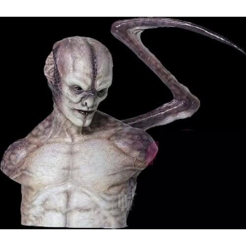 GK Handmade White Model Resin Underworld Marcuss Bust Unpanited Kits Statue Size:21*14*5CM