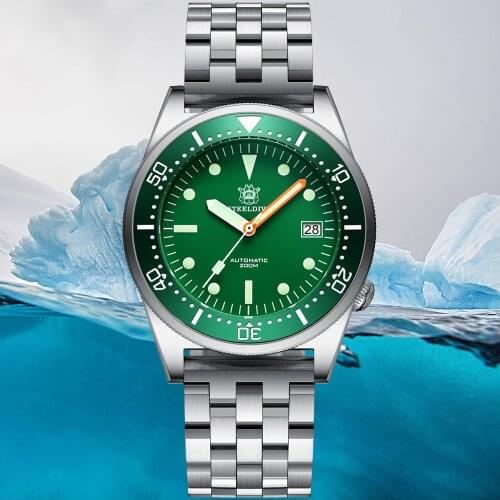 STEELDIVE 1979 Shark Dive Watch 200m Mechanical Watch Men Wrist Automatic C3 Super Luminous 1979 Replica Automatic Watches Men