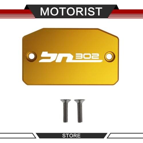 FOR BENELLI BN302 BN 302 2018 CNC Aluminum Motorcycle Brake Fluid Fuel Reservoir Tank Cover Cap