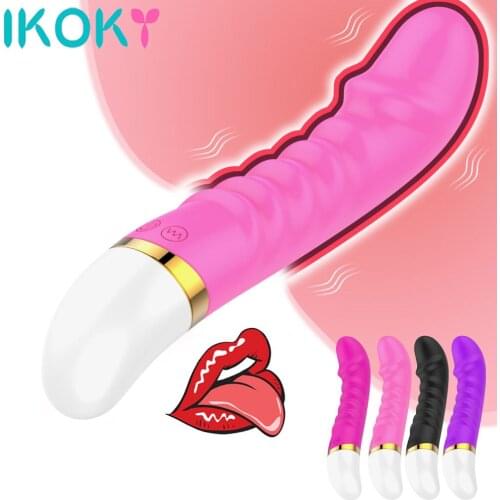 IKOKY G-spot Massager Sex Toys For Women Dildo Vibrator Vagina Clitoris Stimulator Adult Products Female Masturbator