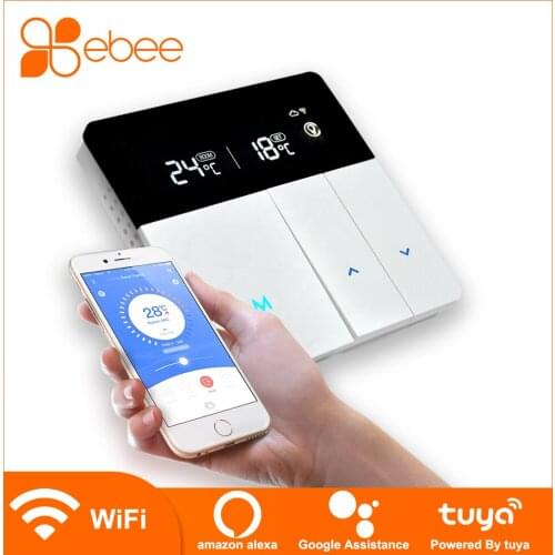 Underfloor Water Heating Temperature Controller Thermostat Works With WiFi Smartphone APP