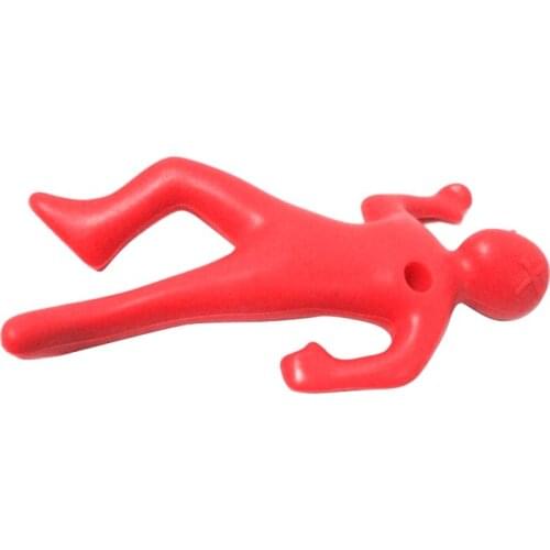 Creative Stationery Vent Pen Holder Release Stress Abreaction Red Small People Desk Decoration Ornaments Penholder