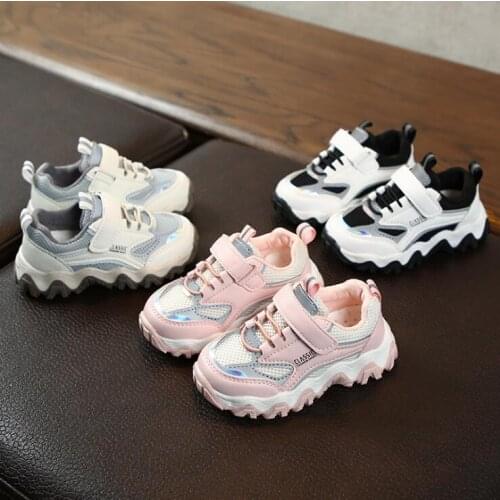 New Spring Kids Sport Shoes Baby Girls Boys Flats Children cute Princess Shoes Toddler Fashion Sneakers
