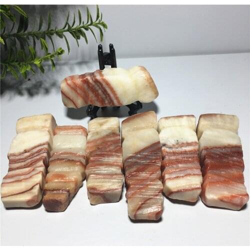 Natural Pork Stone Quartz Crystal Tower Ornament Home Decor Feng Shui Healing Rough Mineral Specimen Magic Wand Collection