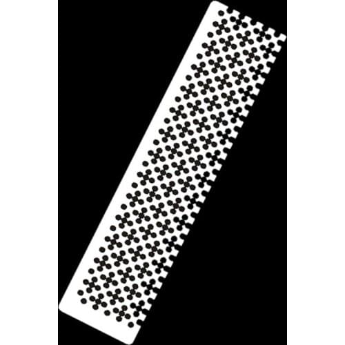 Stainless Steel DIY Drawing Ruler Square Round 5D Drill Diamond Painting Tools Embroidery Accessories