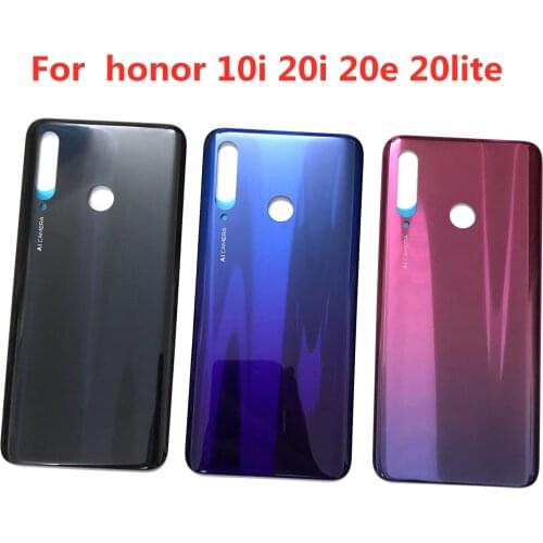 NEW Original For Huawei Honor 10i 20i 20e Battery Door Rear Phone Housing Back Case For Honor 20 lite Battery Cover Lid Panel