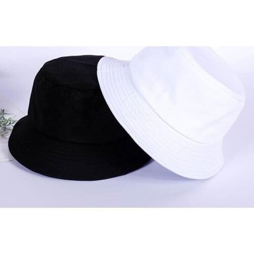 2020 Unisex Summer Foldable Bucket Hat Women Outdoor Sunscreen Cotton Fishing Hunting Cap Men Bob Chapeau Sun Hats