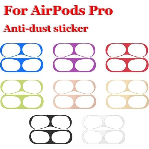 Dustproof Sticker Guard For Apple AirPods Pro Earphone Case Protective Sticker For AirPods Pro Cute Pattern Sticker Accessories