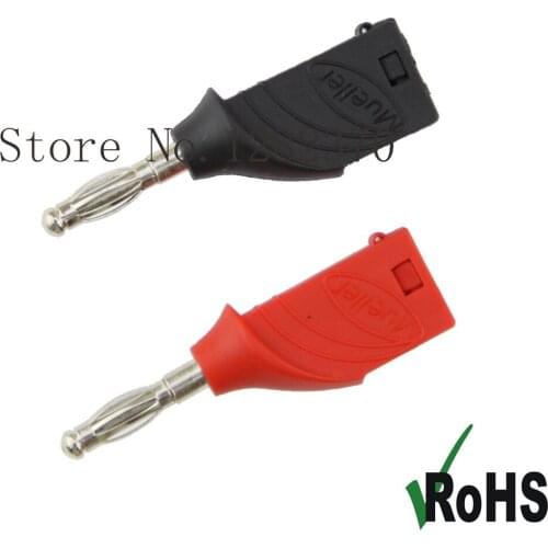 [SA] BP4416 high-quality nylon shell stackable 4mm banana plugs inserted Continued Welded --50pcs/lot