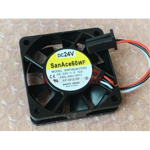 9WF0624H7D03 A90L-0001-0511 24V 0.12A FANUC system fan with bracket