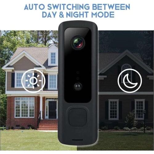Tuya Video Doorbell PIR Waterproof Camera Visual Intercom Chime Night Vision IP WiFi Smart Door Bell Wireless Home Security Cam