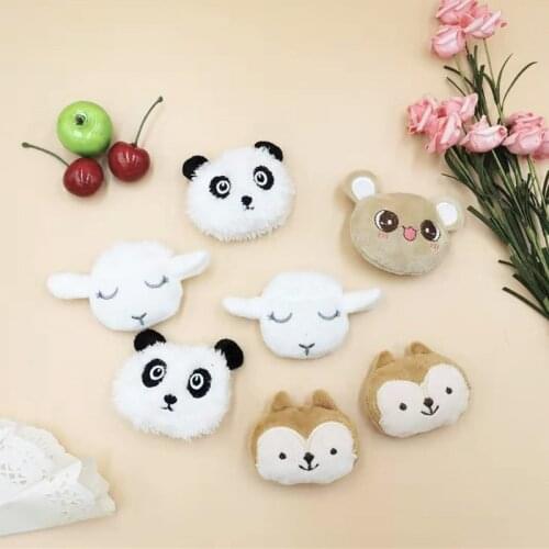 10pcs/lot DIY Handmade Cute cartoon dolls Padded Patches Appliques For Clothes Sewing Supplies DIY Hair Decoration