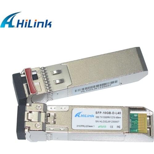 10GBASE Ethernet SFP+ 10G SFP+ WDM BiDi SFP 40km 1270/1330nm Simplex LC Optical Modules FTTX