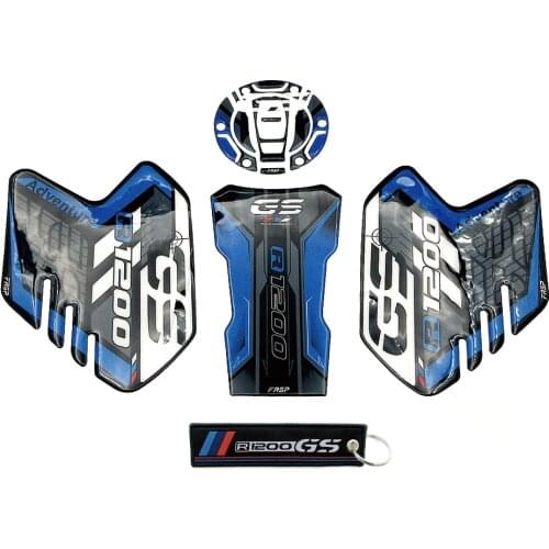 3D Epoxy Bike Motorcycle Stickers Gas Tank Pad Protector Side Custom Racing Decals For BMW R1200GS Adventure R 1200GS R1200 GS